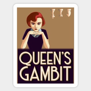 Queen's Gambit Magnet